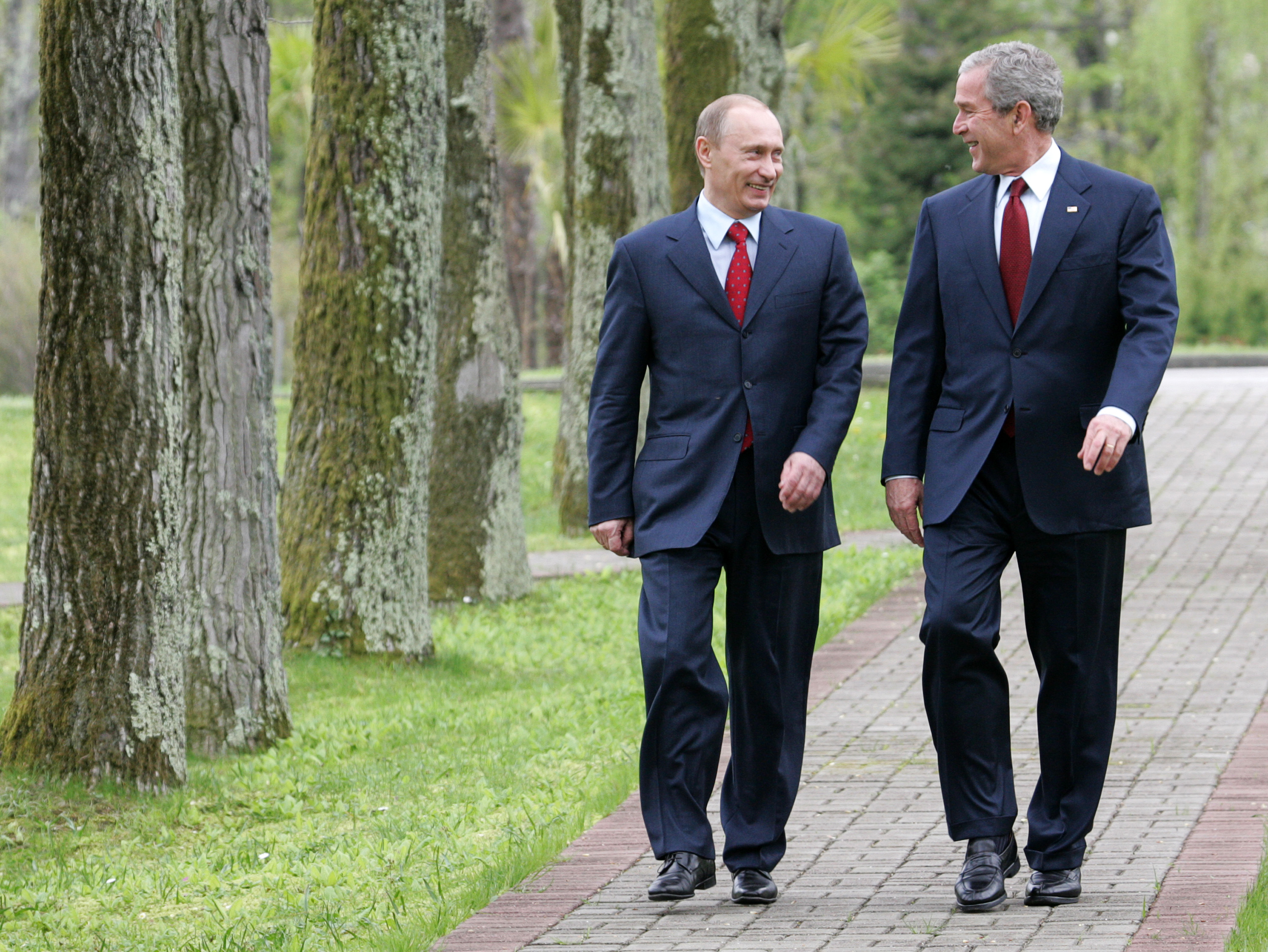 Джордж Уокер Буш и Путин